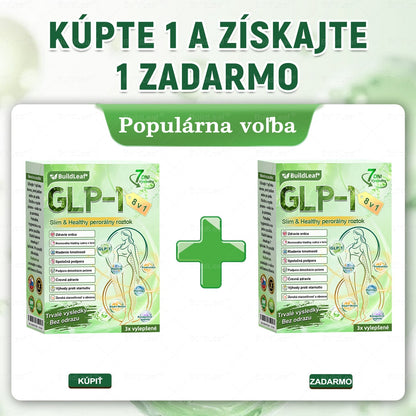 BuildLeaf® GLP-1 8-v-1 Fit & Vital Perorálny Roztok✅ (Len raz denne, viditeľné zmeny už za 7 dní) Pre obezitu, kardiovaskulárne ochorenia, cukrovku, spánkové apnoe, zdravie čriev, problémy s kĺbmi a ďalšie