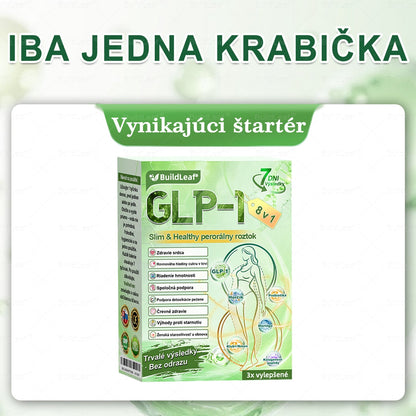 BuildLeaf® GLP-1 8-v-1 Fit & Vital Perorálny Roztok✅ (Len raz denne, viditeľné zmeny už za 7 dní) Pre obezitu, kardiovaskulárne ochorenia, cukrovku, spánkové apnoe, zdravie čriev, problémy s kĺbmi a ďalšie